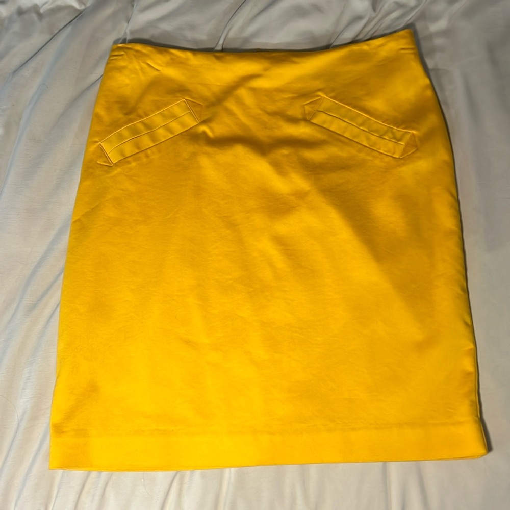 Worthington Yellow pencil skirt - Picture 2 of 5